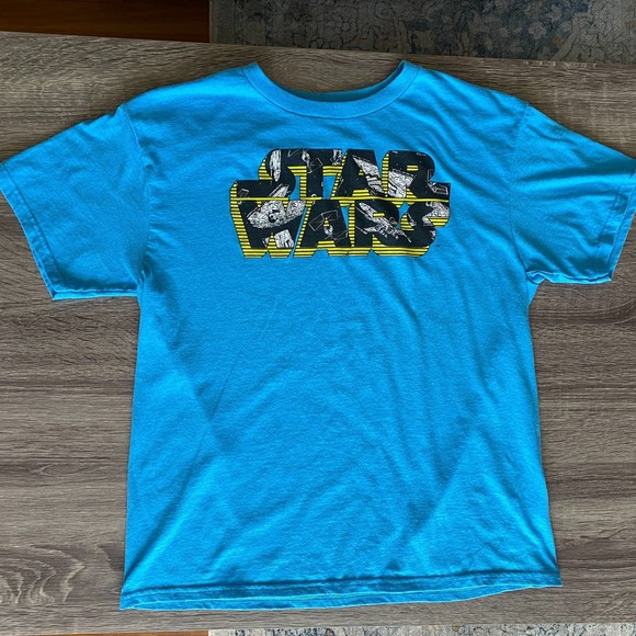 Star Wars Other - STAR WARS Fifth Sun Boy's Blue Short Sleeve T-Shirt Tee Top Youth Large L